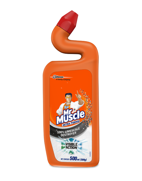 500ml Mr Muscle Toilet Bowl Cleaner power