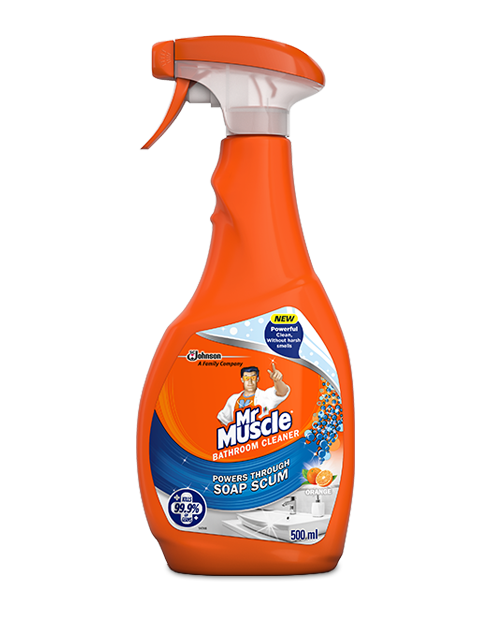 5in1 bathroom cleaner orange