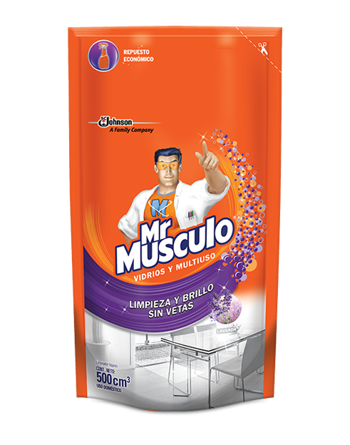 doypacks limpiador de vidrio lavanda