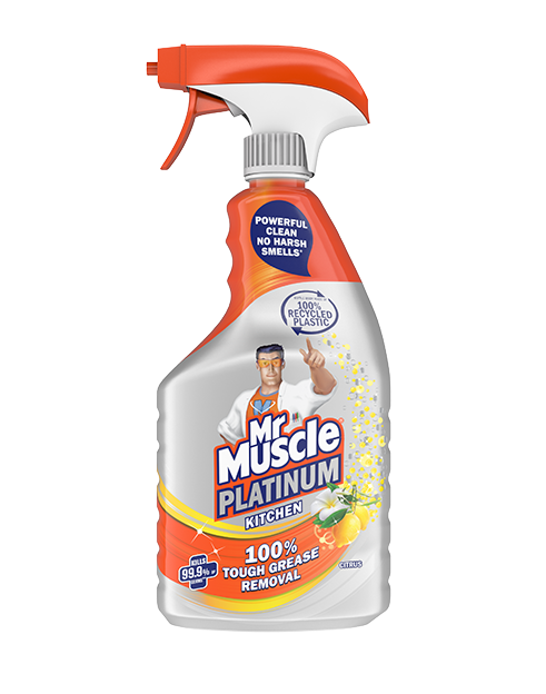 Platinum Kitchen Mr Muscle - How To Clean Grease Off Kitchen Walls Uk